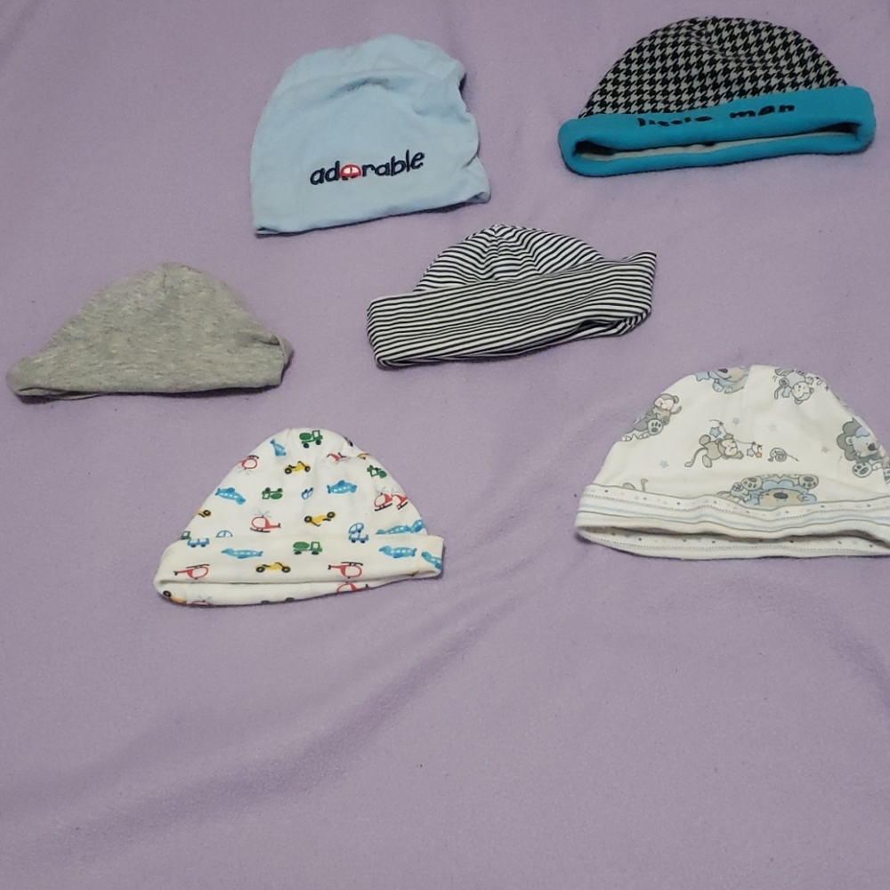 6 3 month old boy baby hats